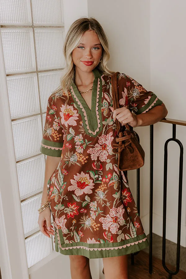 Bohemian Dreams Floral Mini Dress sold by Impressions product image thumbnail 4
