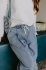 The Willa High Waist Barrel Leg Jean sold by Impressions