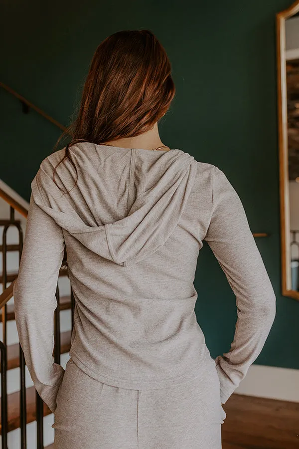 Soft Focus Zip Up Sweater in Mocha sold by Impressions product image thumbnail 4