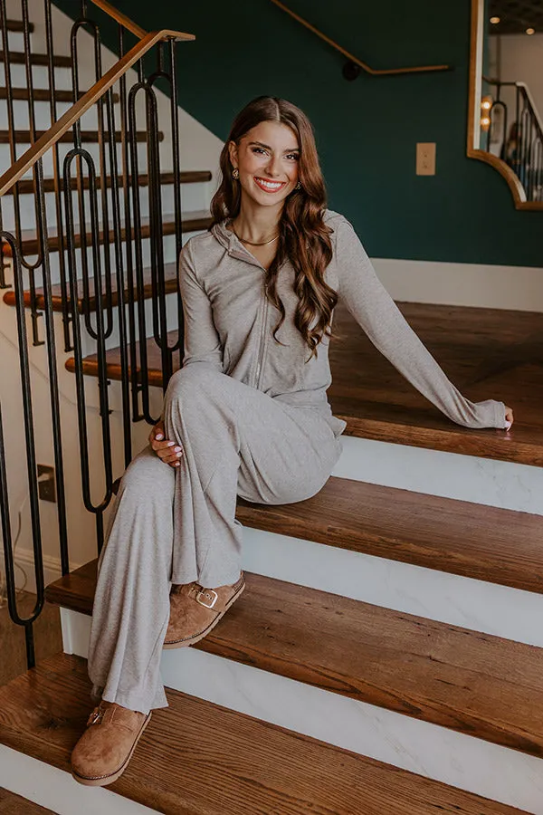 Soft Focus Zip Up Sweater in Mocha sold by Impressions product image thumbnail 2