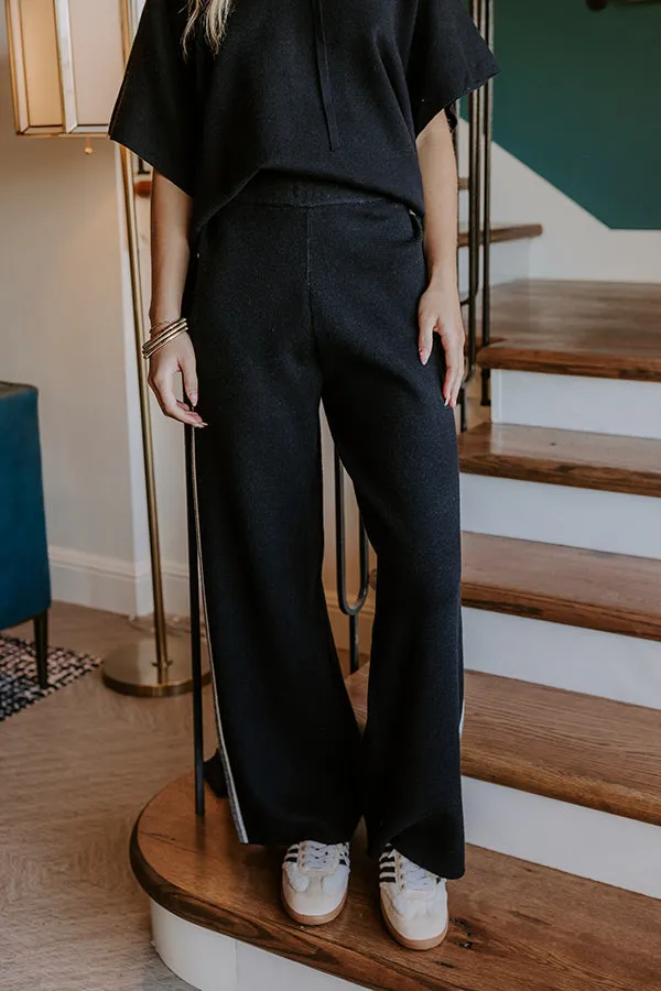 Connecting Flight High Waist Wide Leg Pants in Black sold by Impressions product image thumbnail 3