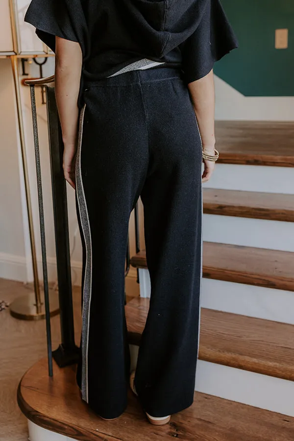 Connecting Flight High Waist Wide Leg Pants in Black sold by Impressions product image thumbnail 4