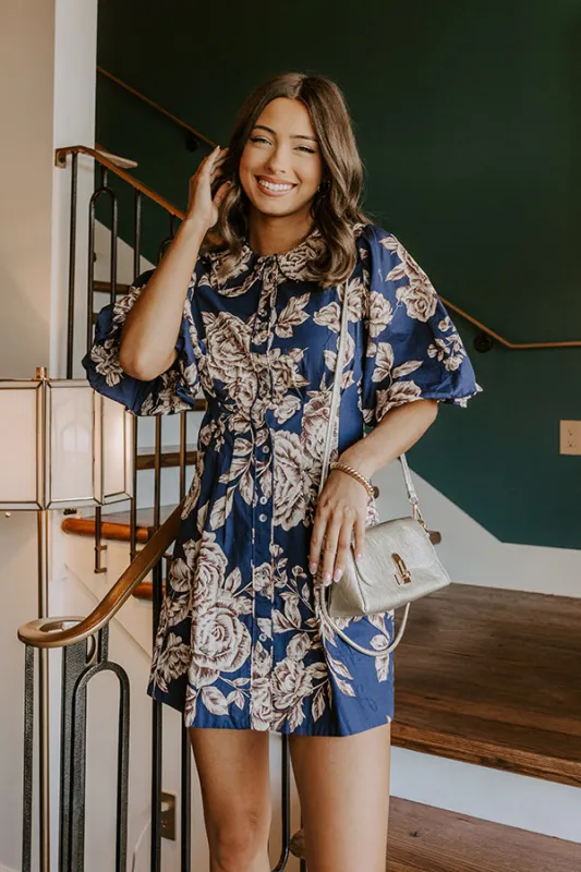 Rosewood Reverie Button Down Mini Dress sold by Impressions