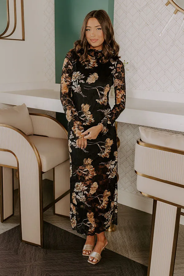 Feeling Romantic Floral Lace Maxi Dress sold by Impressions