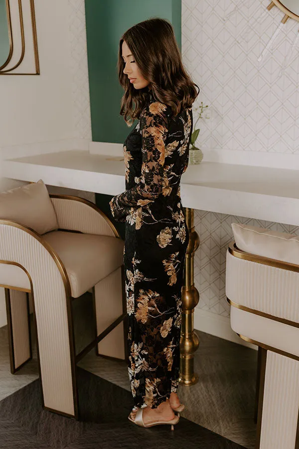 Feeling Romantic Floral Lace Maxi Dress sold by Impressions product image thumbnail 5