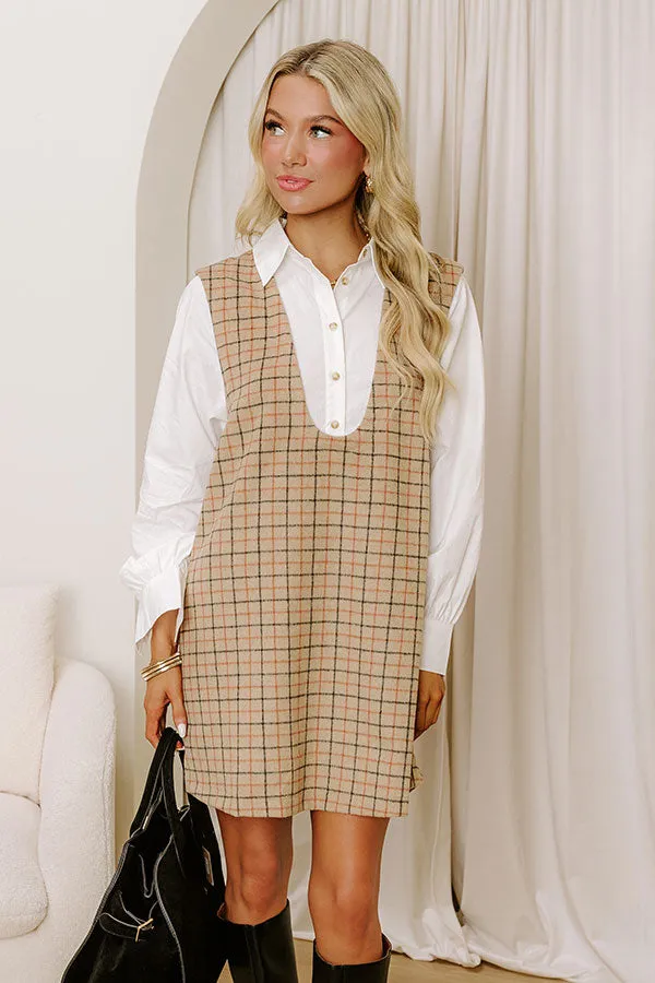 Pep In Your Step Wool-Blend Mini Dress sold by Impressions product image thumbnail 4