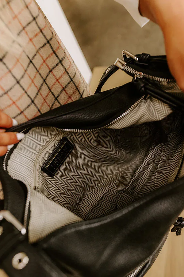 The Christine Faux Leather Hobo Tote in Black sold by Impressions product image thumbnail 4