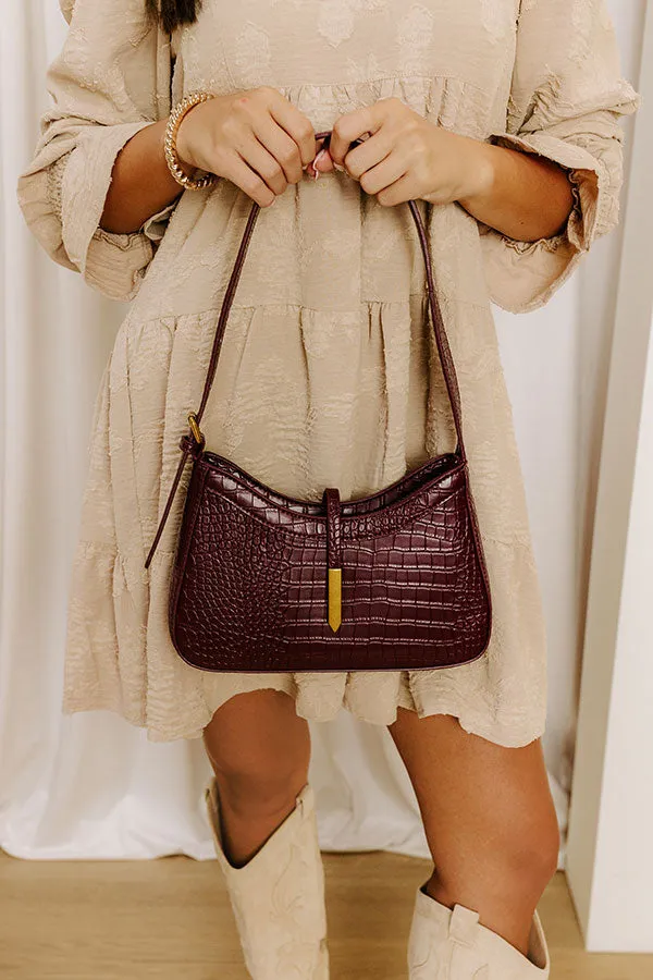 The Judith Faux Leather Purse in Windsor Wine sold by Impressions product image thumbnail 2