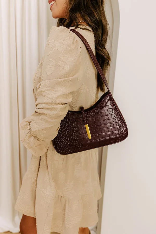 The Judith Faux Leather Purse in Windsor Wine sold by Impressions product image thumbnail 3