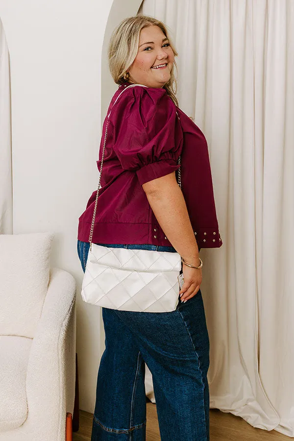 Sweet Statement Shift Top in Windsor Wine Curves sold by Impressions product image thumbnail 4