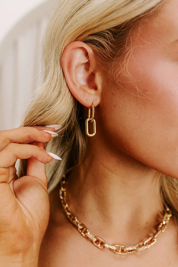 Link Up Earrings sold by Impressions