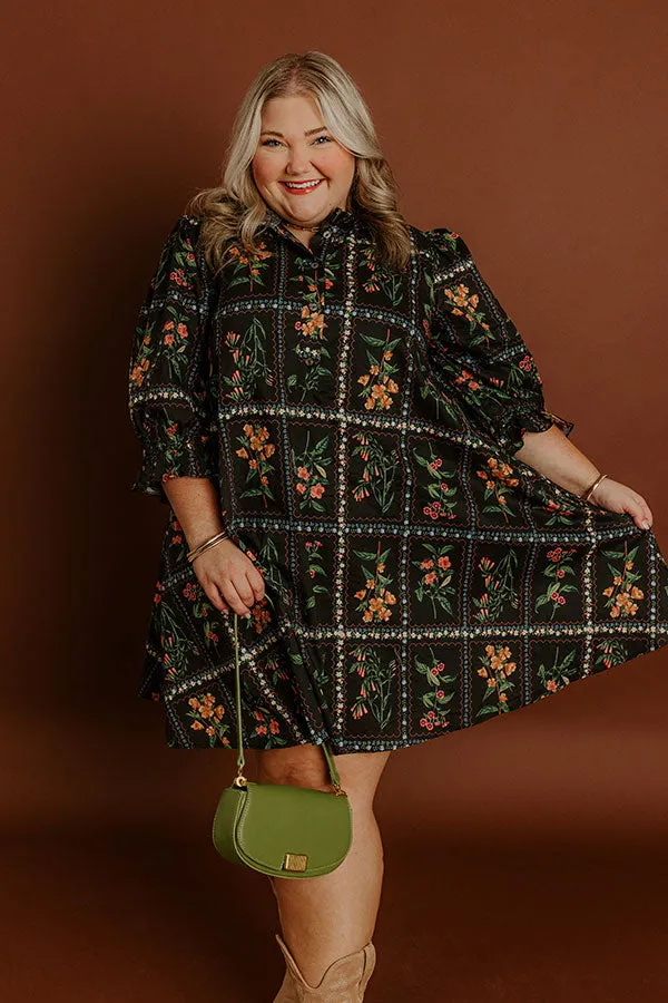 Botanical Daydream Mini Dress Curves sold by Impressions product image thumbnail 4