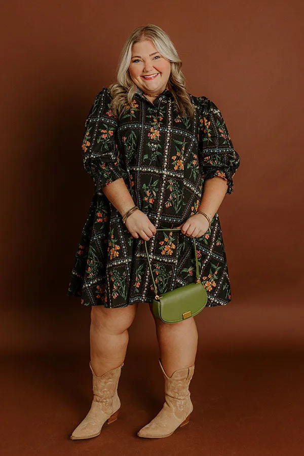 Botanical Daydream Mini Dress Curves sold by Impressions