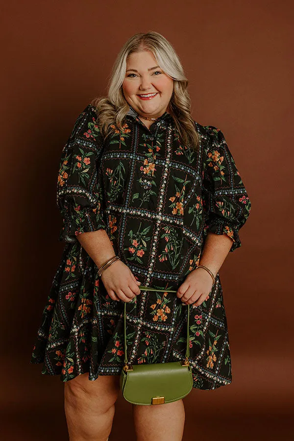 Botanical Daydream Mini Dress Curves sold by Impressions product image thumbnail 2