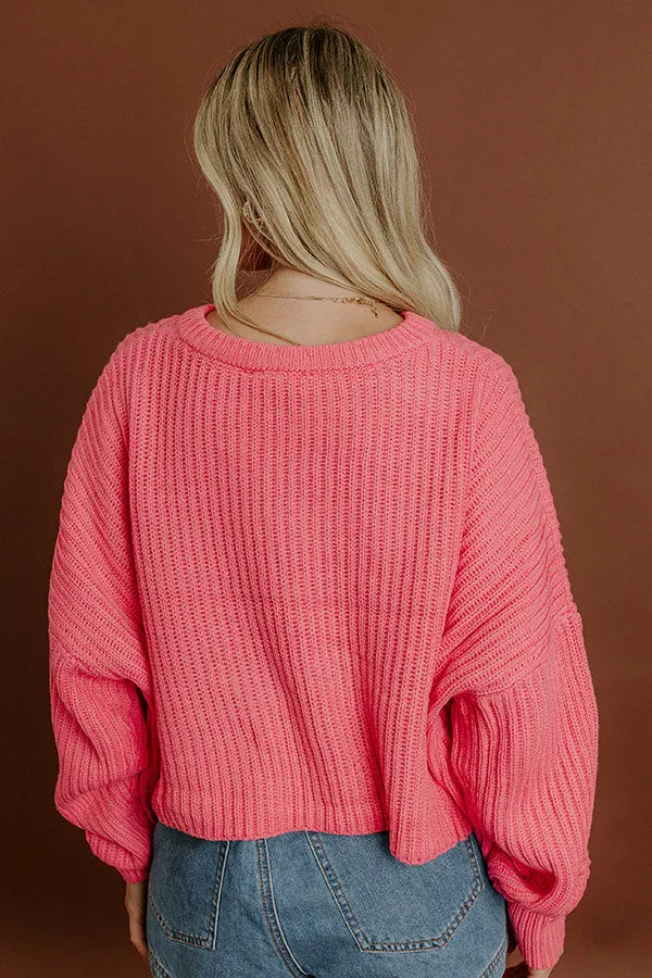 The First Chill Knit Sweater in Pink sold by Impressions product image thumbnail 5
