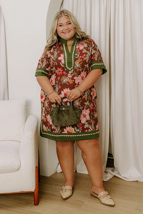 Bohemian Dreams Floral Mini Dress Curves sold by Impressions product image thumbnail 3