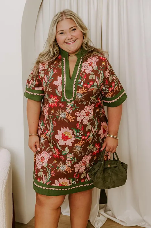 Bohemian Dreams Floral Mini Dress Curves sold by Impressions