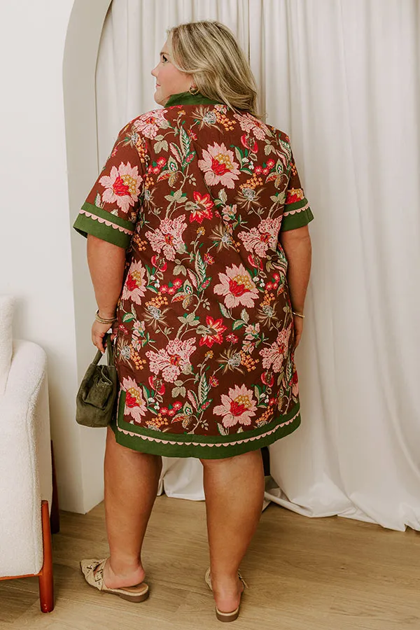 Bohemian Dreams Floral Mini Dress Curves sold by Impressions product image thumbnail 5