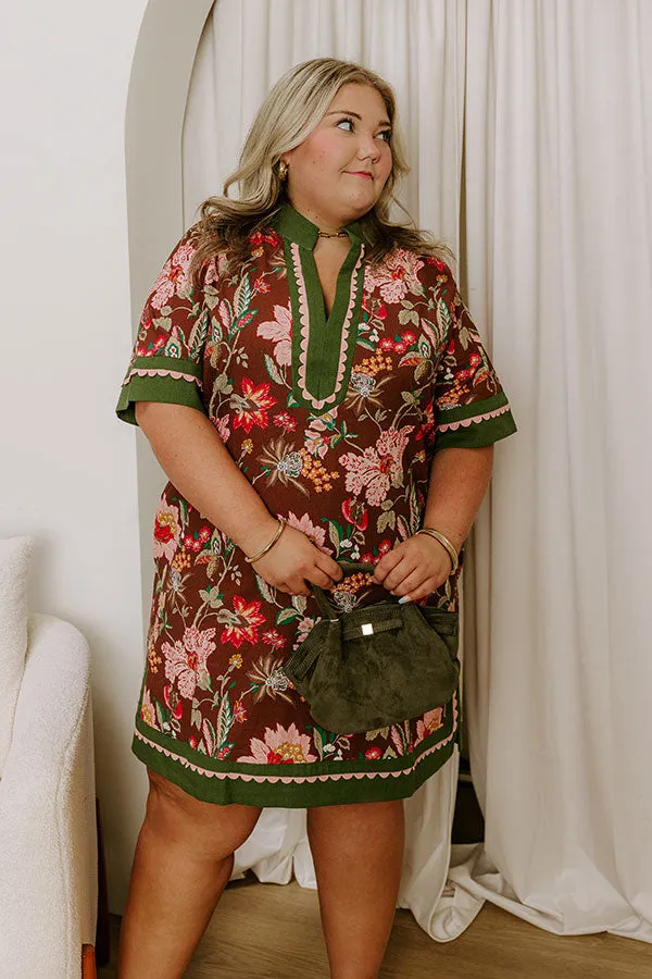 Bohemian Dreams Floral Mini Dress Curves sold by Impressions product image thumbnail 2