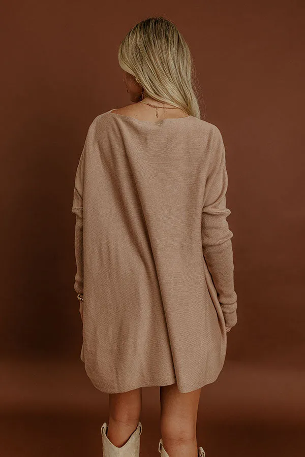 Simply Cozy Knit Sweater Top in Iced Mocha sold by Impressions product image thumbnail 5