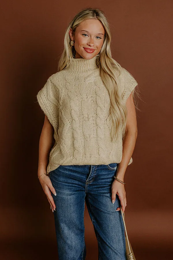 Cozy Mindset Cable Knit Sweater Top sold by Impressions product image thumbnail 5