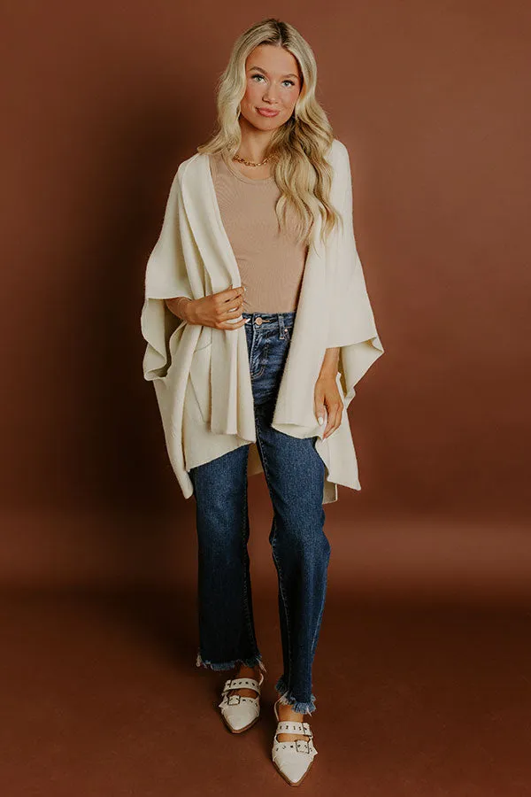 Cuddle Season Knit Cardigan in Cream sold by Impressions product image thumbnail 2