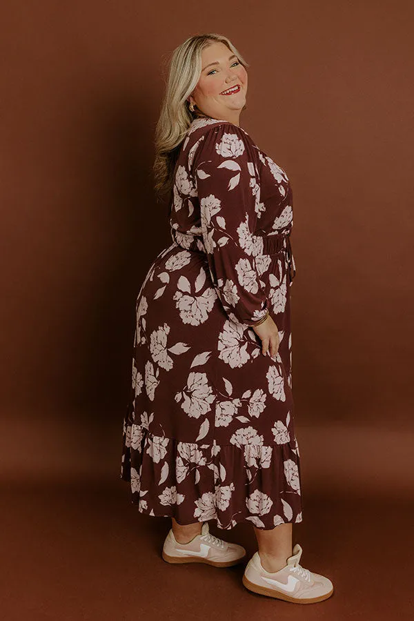 Savannah Weekend Floral Midi Dress Curves sold by Impressions product image thumbnail 4