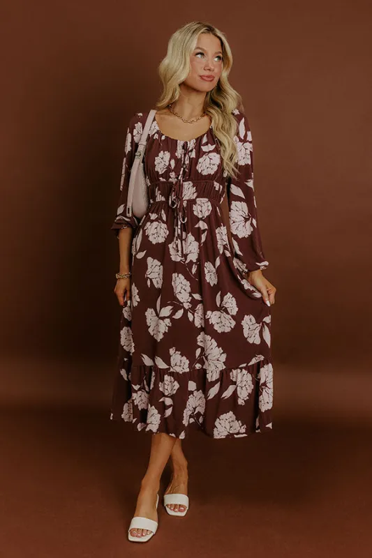 Savannah Weekend Floral Midi Dress sold by Impressions