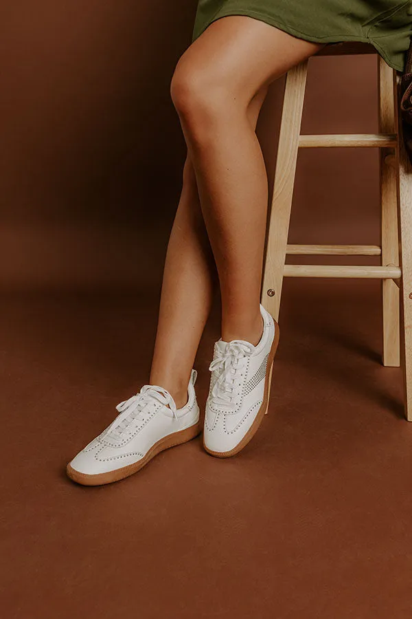 Wylder Faux Leather Studded Sneaker in White sold by Impressions product image thumbnail 2