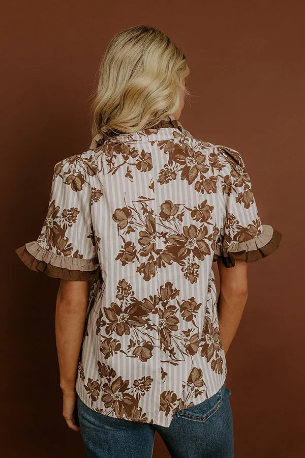 Floral Estate Stripe Top sold by Impressions product image thumbnail 5