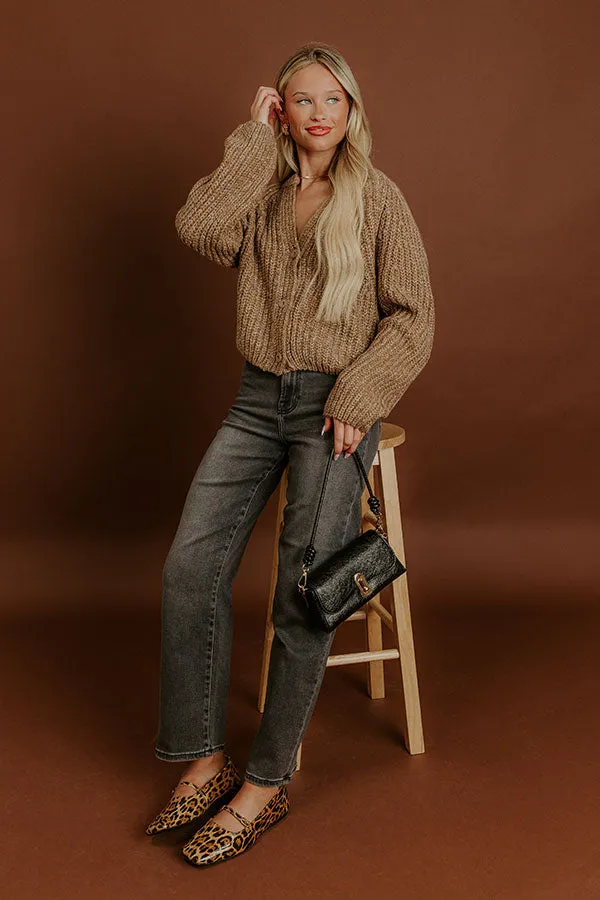 Cozy Vibes Knit Sweater in Mocha sold by Impressions product image thumbnail 2