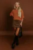 Pumpkin Spice Sippin Knit Top in Rust sold by Impressions
