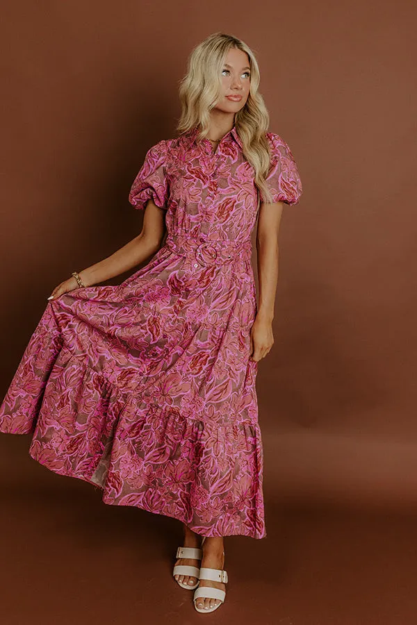 Chardonnay Charm Floral Midi Dress sold by Impressions product image thumbnail 3