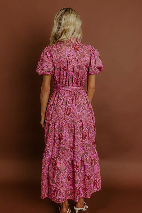 Chardonnay Charm Floral Midi Dress sold by Impressions product image thumbnail 4