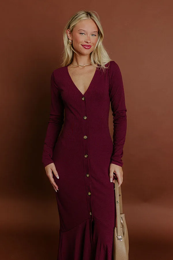 Midtown Views Ribbed Midi Dress sold by Impressions product image thumbnail 3