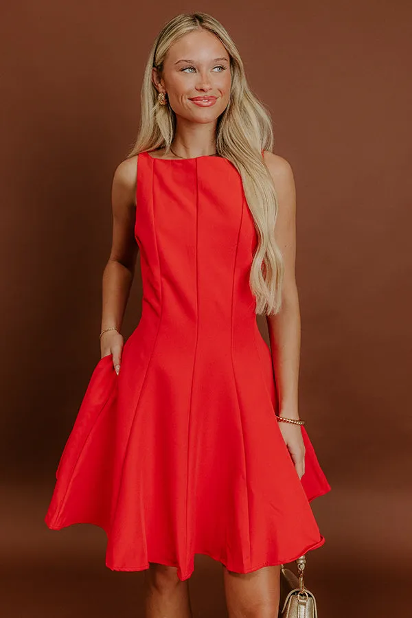 Penthouse Party Mini Dress in Red sold by Impressions product image thumbnail 4