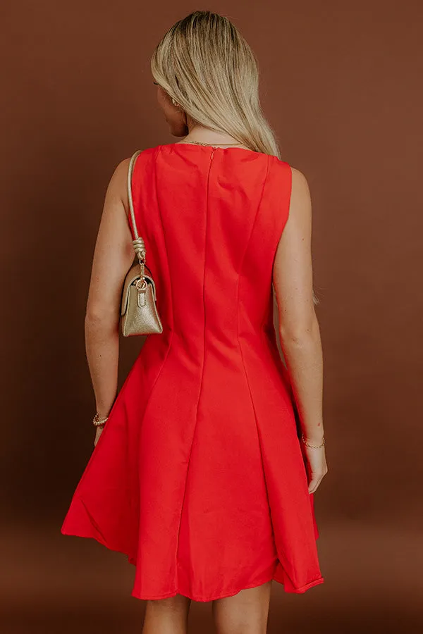 Penthouse Party Mini Dress in Red sold by Impressions product image thumbnail 5