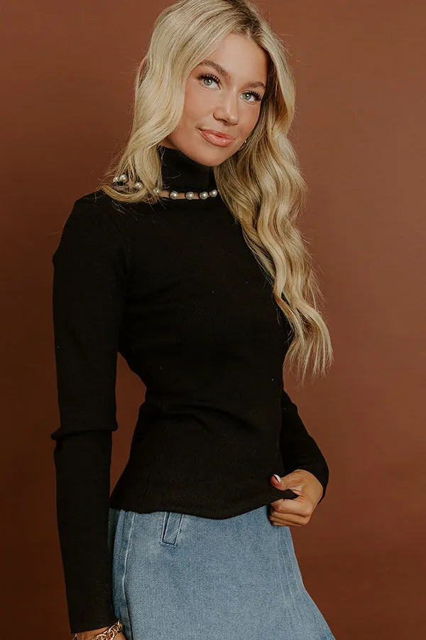 City Sleek Pearl Embellished Sweater Top sold by Impressions product image thumbnail 5