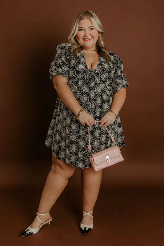 Petals And Pinot Embroidered Mini Dress Curves sold by Impressions