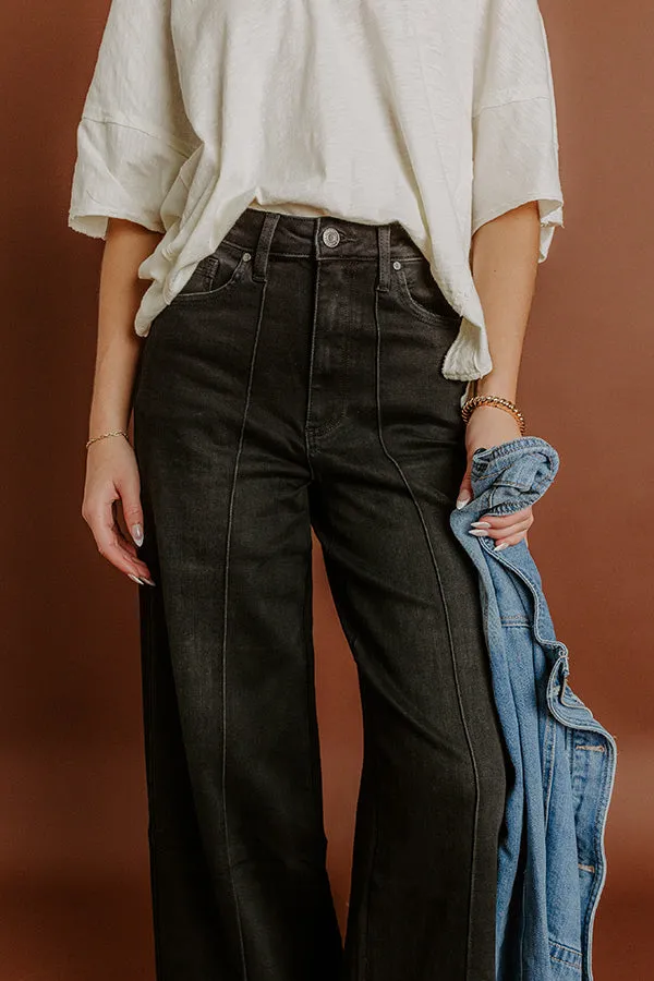 The Carmen High Waist Wide Leg Jean in Black sold by Impressions product image thumbnail 3