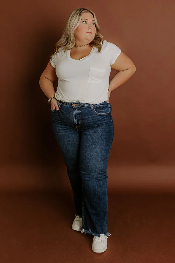 RISEN Brooklyn High Waist Ankle Straight Leg Jean Curves sold by Impressions