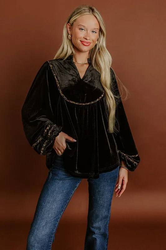 Enchanting Evening Velvet Top sold by Impressions