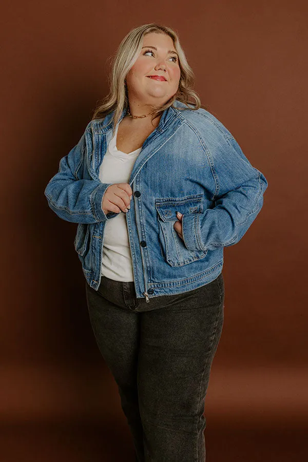 RISEN Millie Denim Jacket Curves sold by Impressions