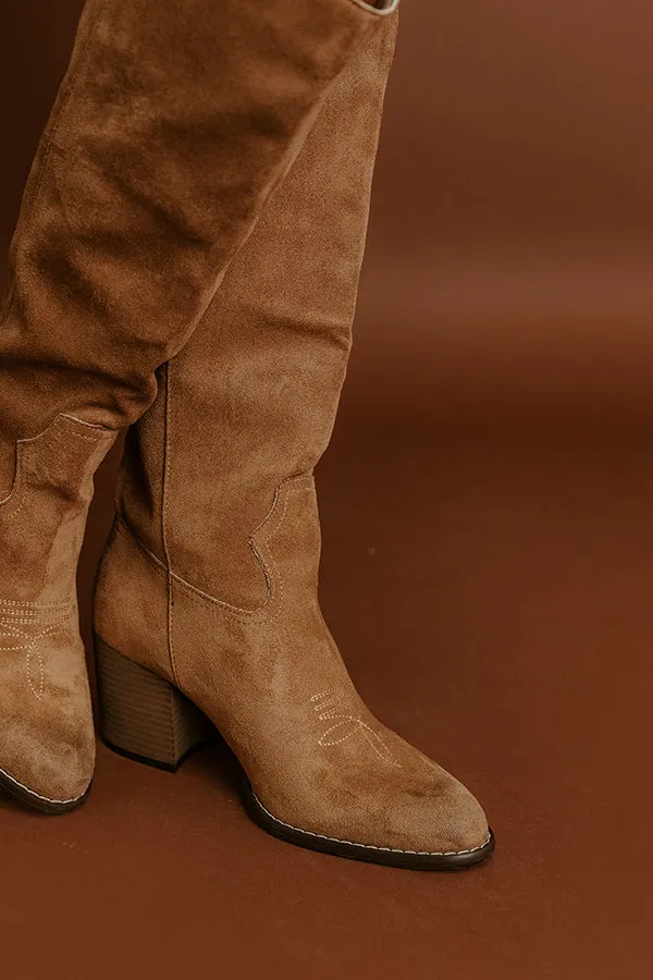 The Roxanne Faux Suede Boot sold by Impressions product image thumbnail 3