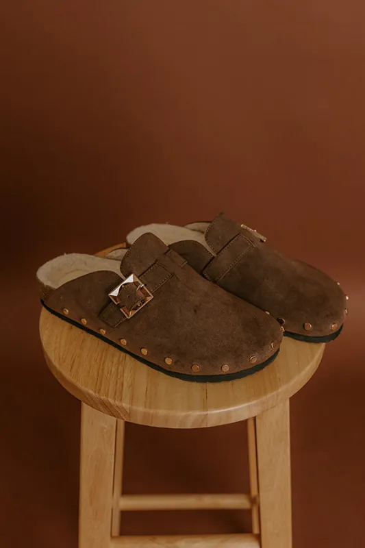 Tori Faux Nubuck Clogs sold by Impressions
