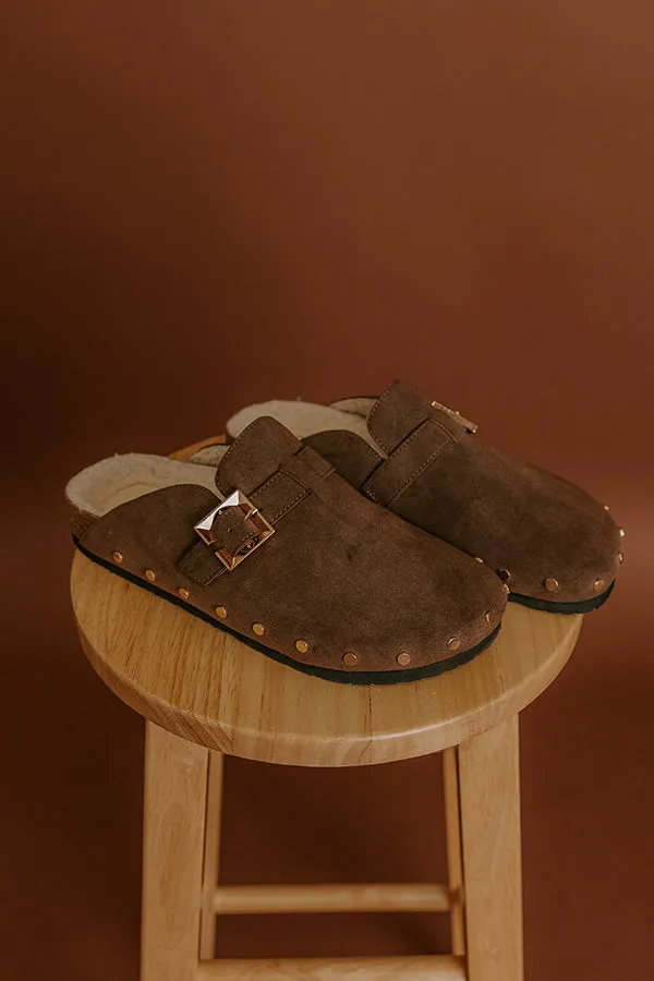 Tori Faux Nubuck Clogs sold by Impressions