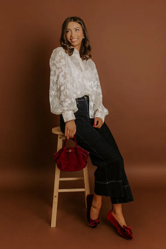 RISEN Alina High Waist Wide Leg Jean sold by Impressions