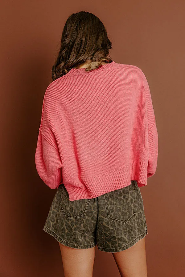 Trailside Bliss Knit Sweater in Pink sold by Impressions product image thumbnail 5