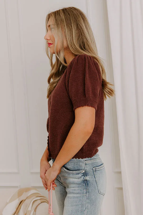 Charm And Chic Knit Top sold by Impressions product image thumbnail 4