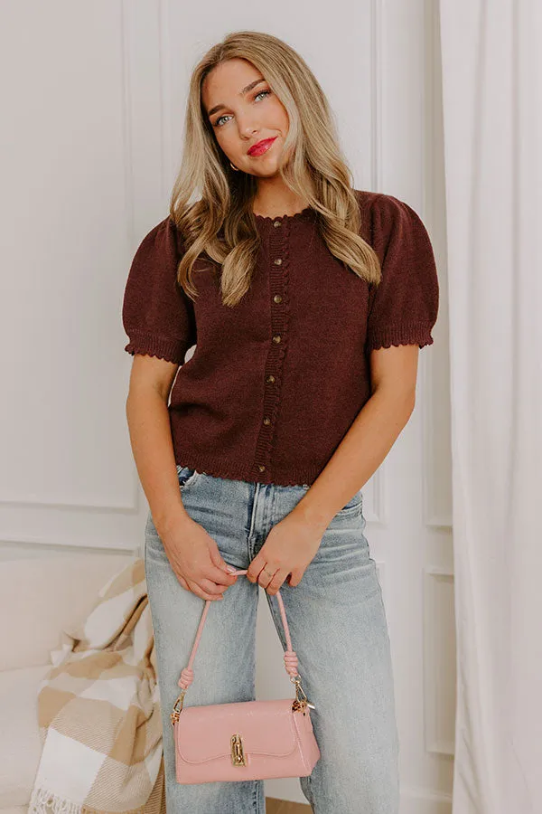 Charm And Chic Knit Top sold by Impressions